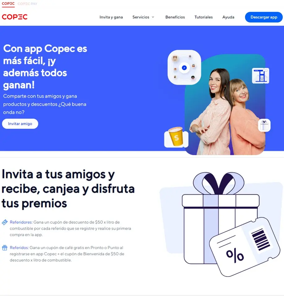 programa referidos Copec