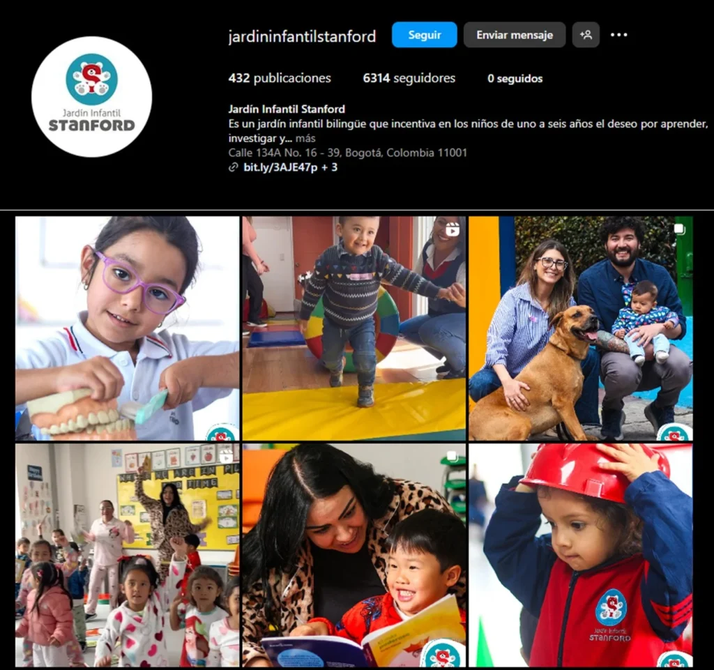 instagram para guarderias