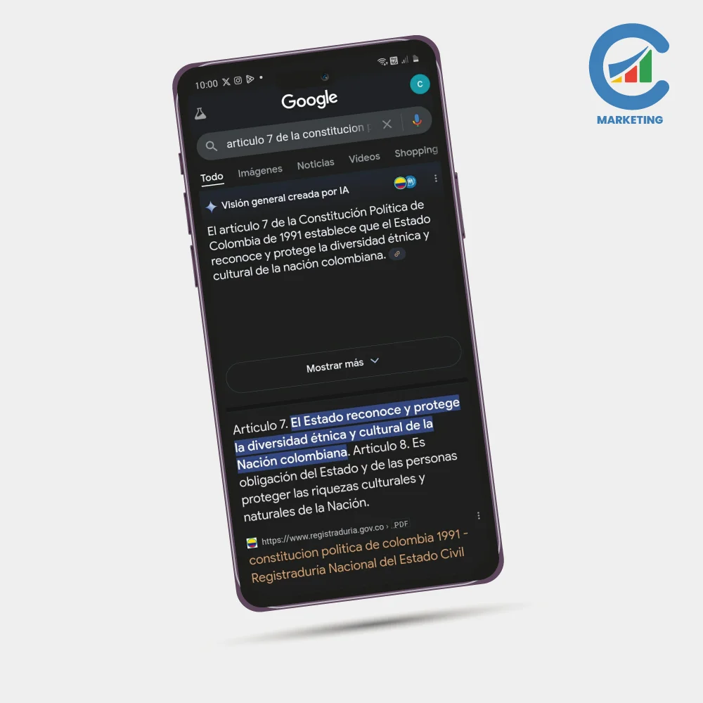 Google expande "Visión general creada por IA" a más de 100 países