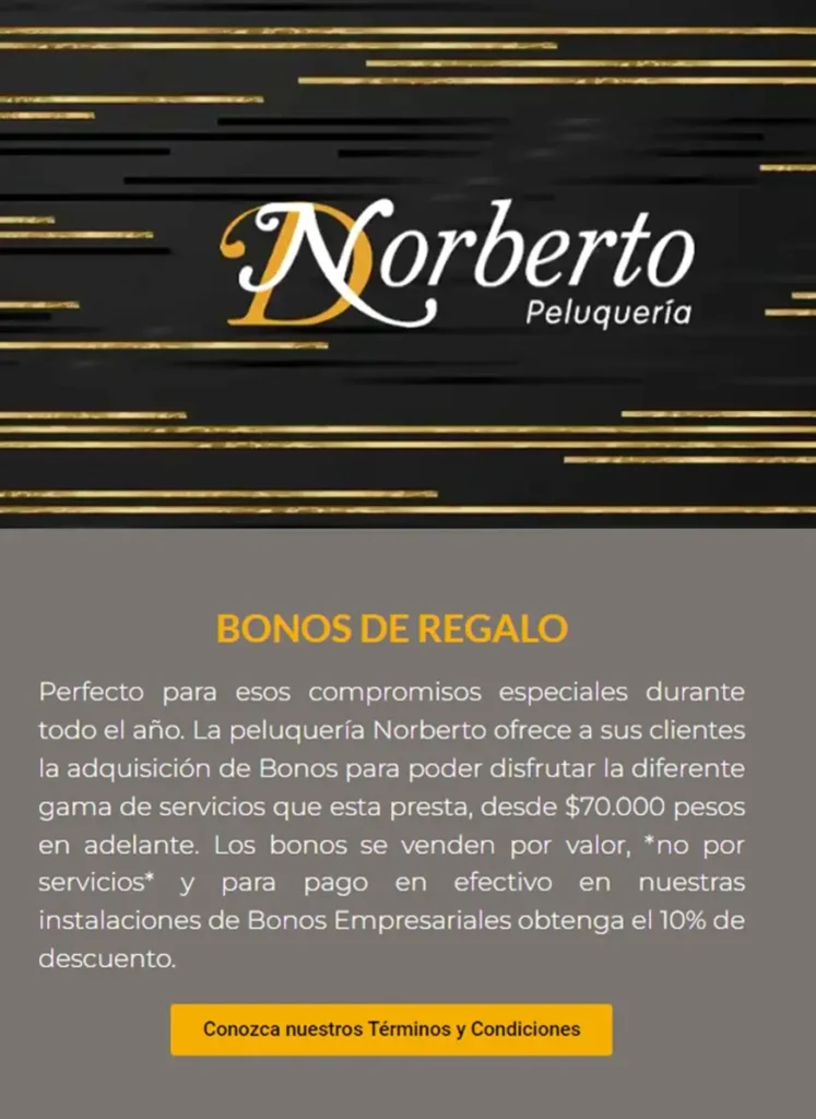 bono de regalo norberto