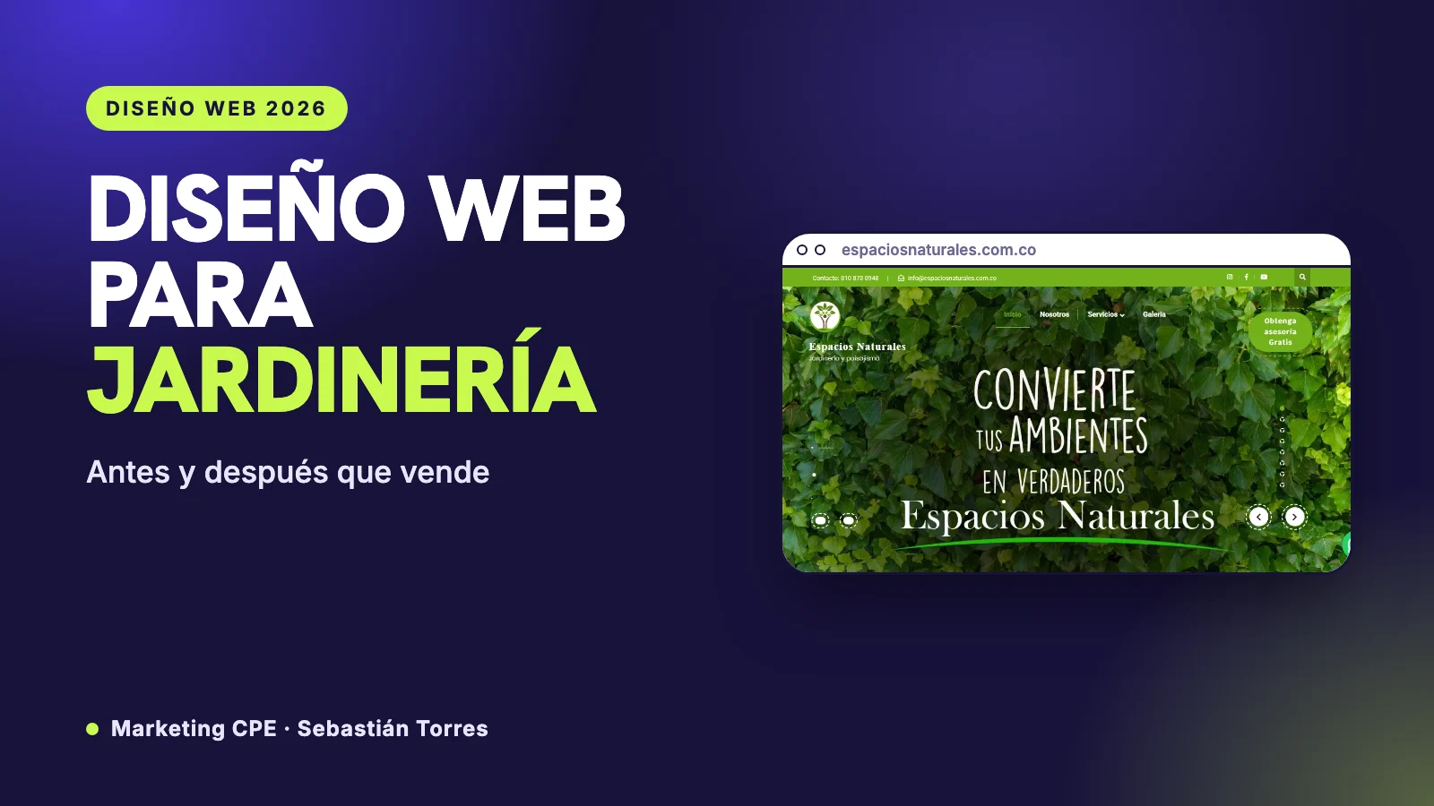 Diseño web para empresas de jardinería: cómo vender jardines con una página