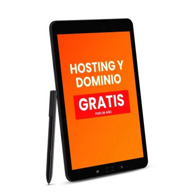 Hosting y dominio gratis por un año