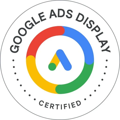 Certificación oficial de Publicidad en Display de Google Ads