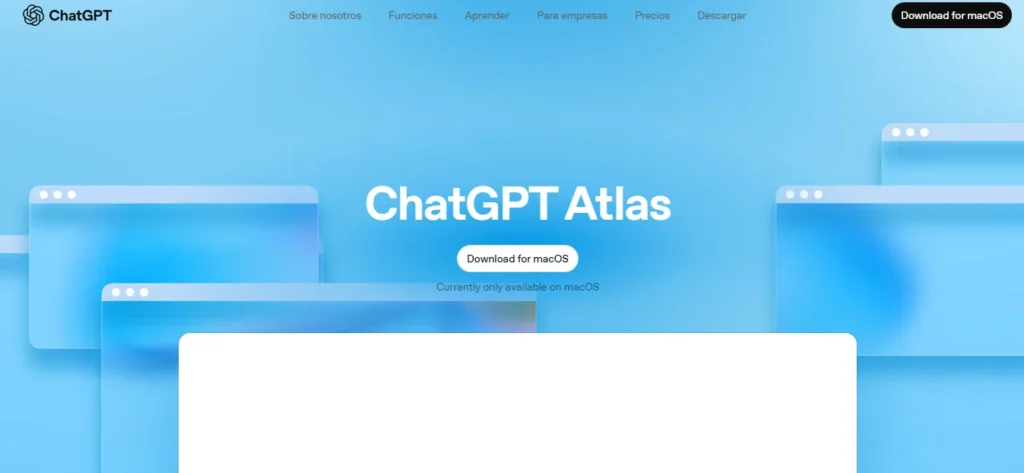 ¿Cómo descargar ChatGPT Atlas?